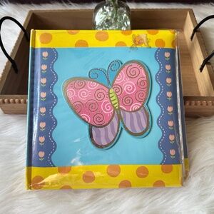 Butterfly Photo Album 9x9 Slip In Pages
